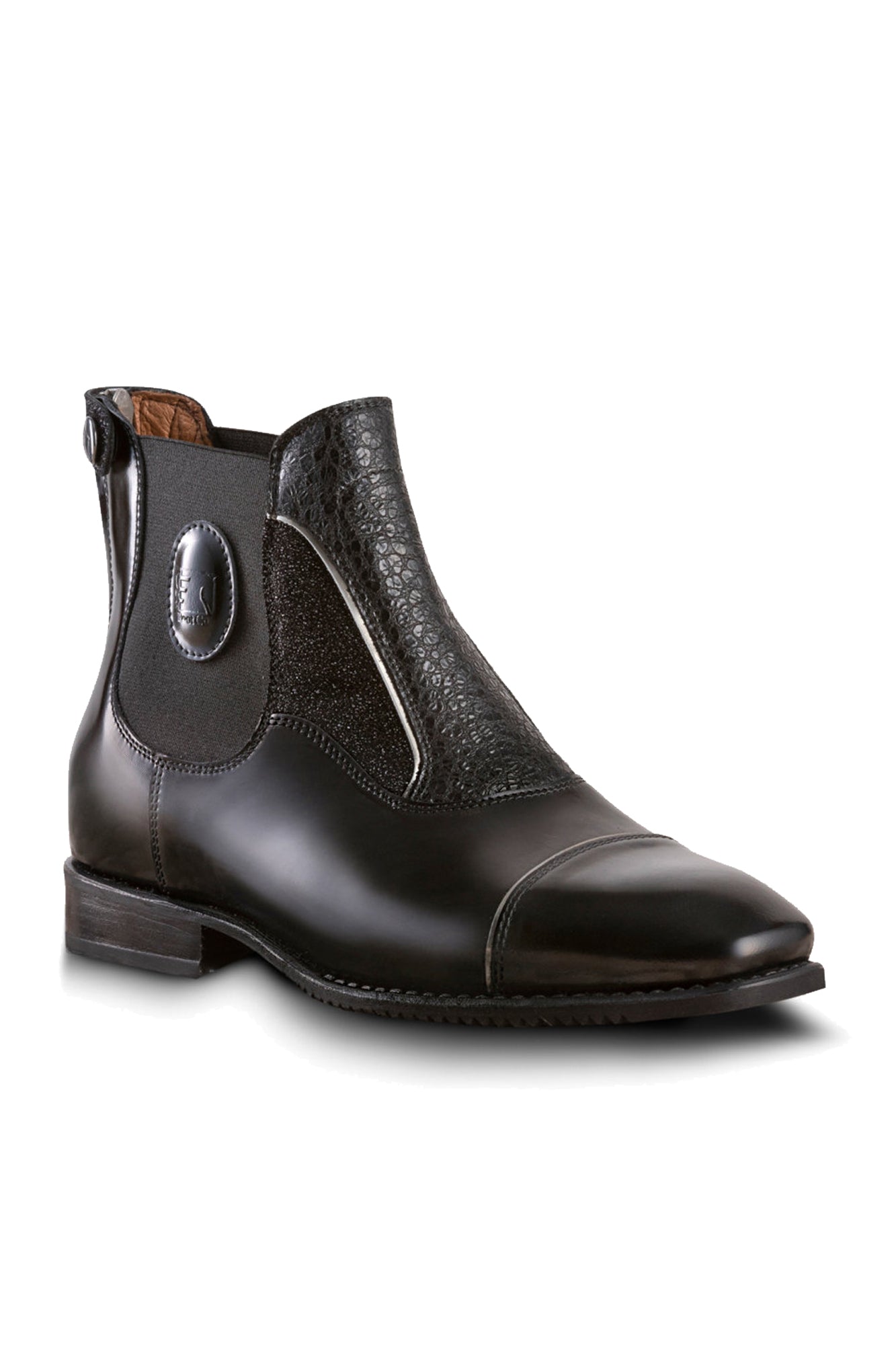 DeNiro Short Boot — T126 - Brushed Black - Custom Order Deposit