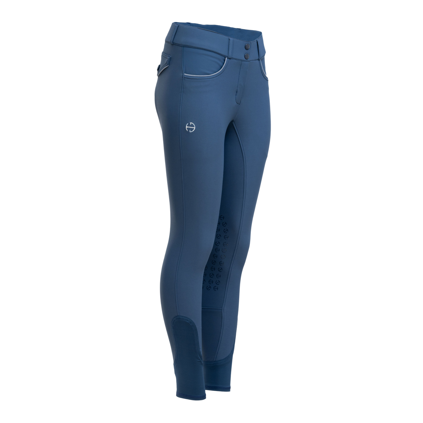 Halter Ego® Evolution Knee Patch Breeches - Cadet Blue