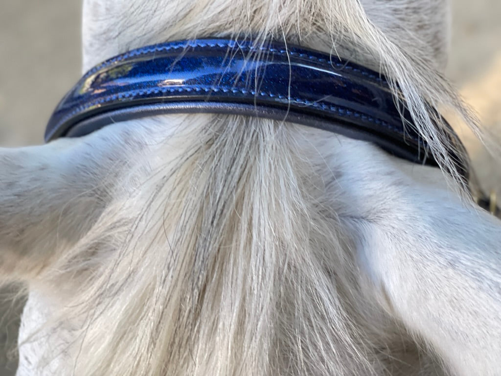 The Revolution Cobalt Blue Leather Halter