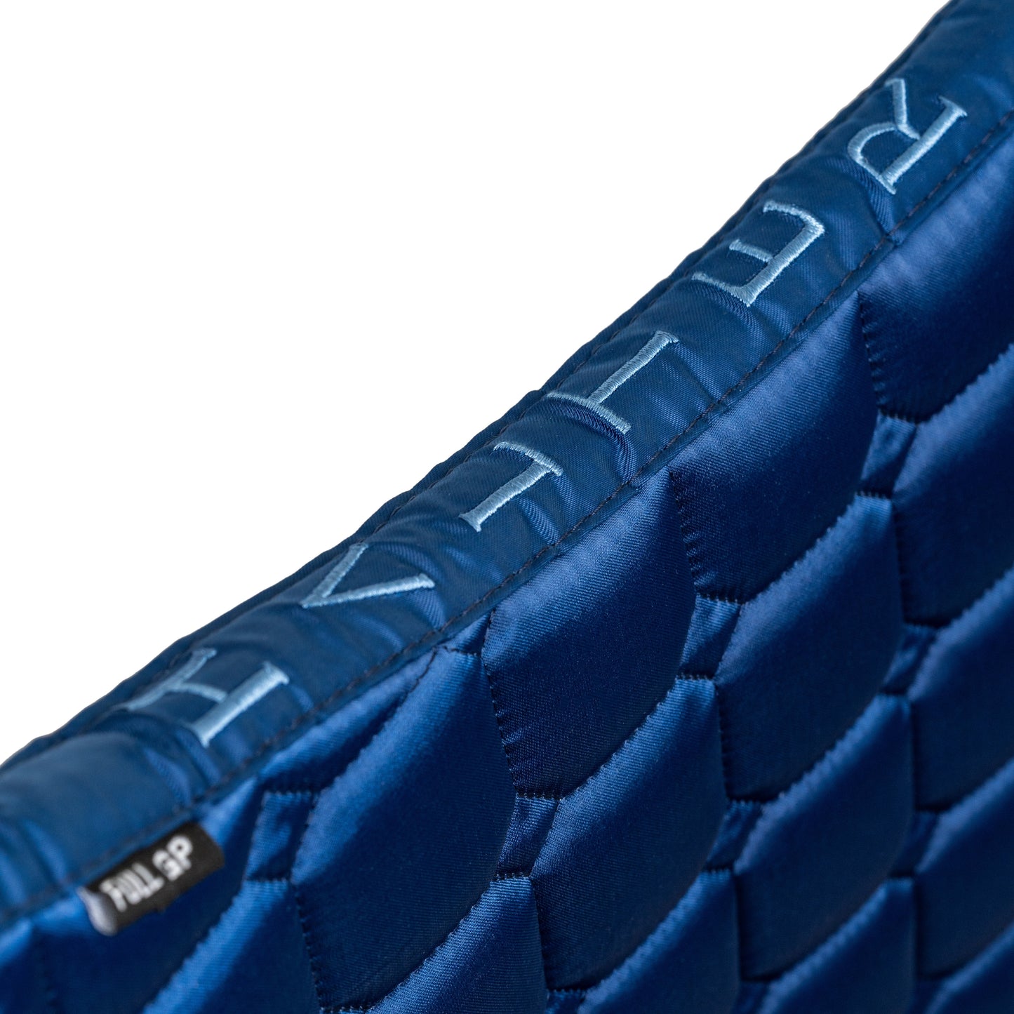 Halter Ego® Romance Collection Satin Classic Dressage Saddle Pad (Full) - Prussian Blue