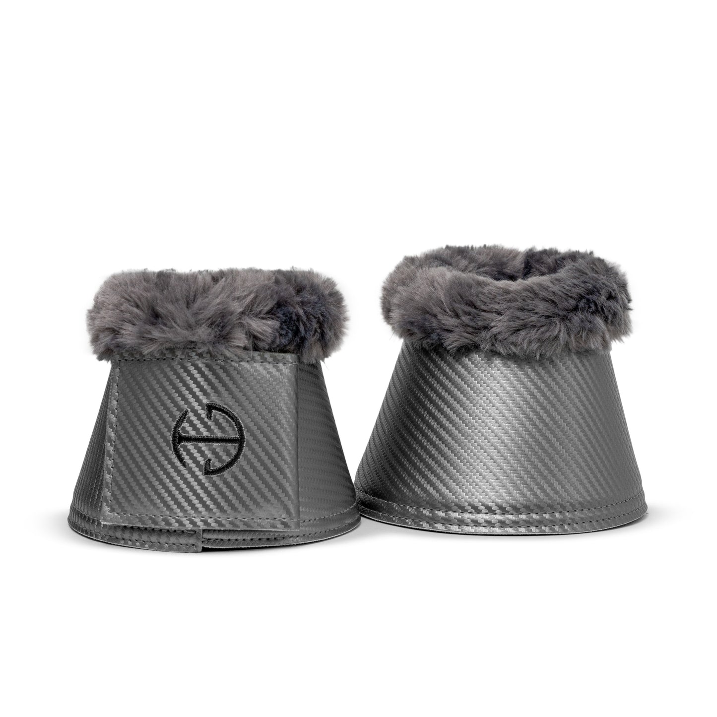 Halter Ego® Metallics Collection: Carbon Tech Bell Boots - Platinum