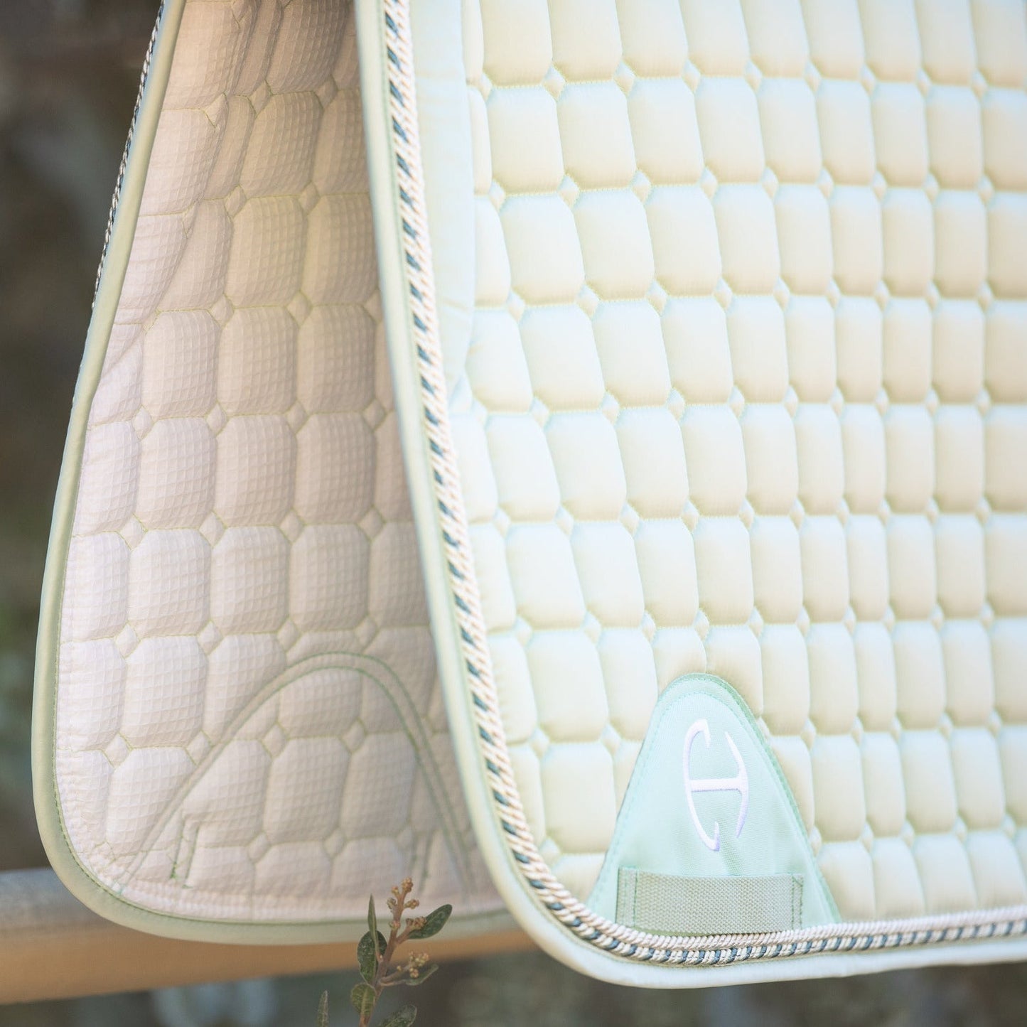 Halter Ego® Satin Classic Dressage Saddle Pad - Mint Sorbet