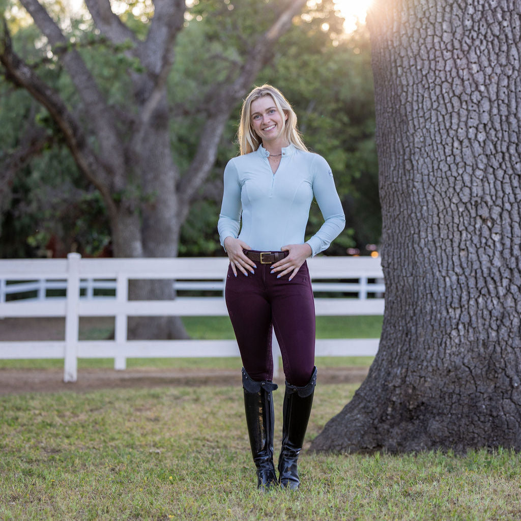 Halter Ego® Kimberly Full Seat Breeches - Wine