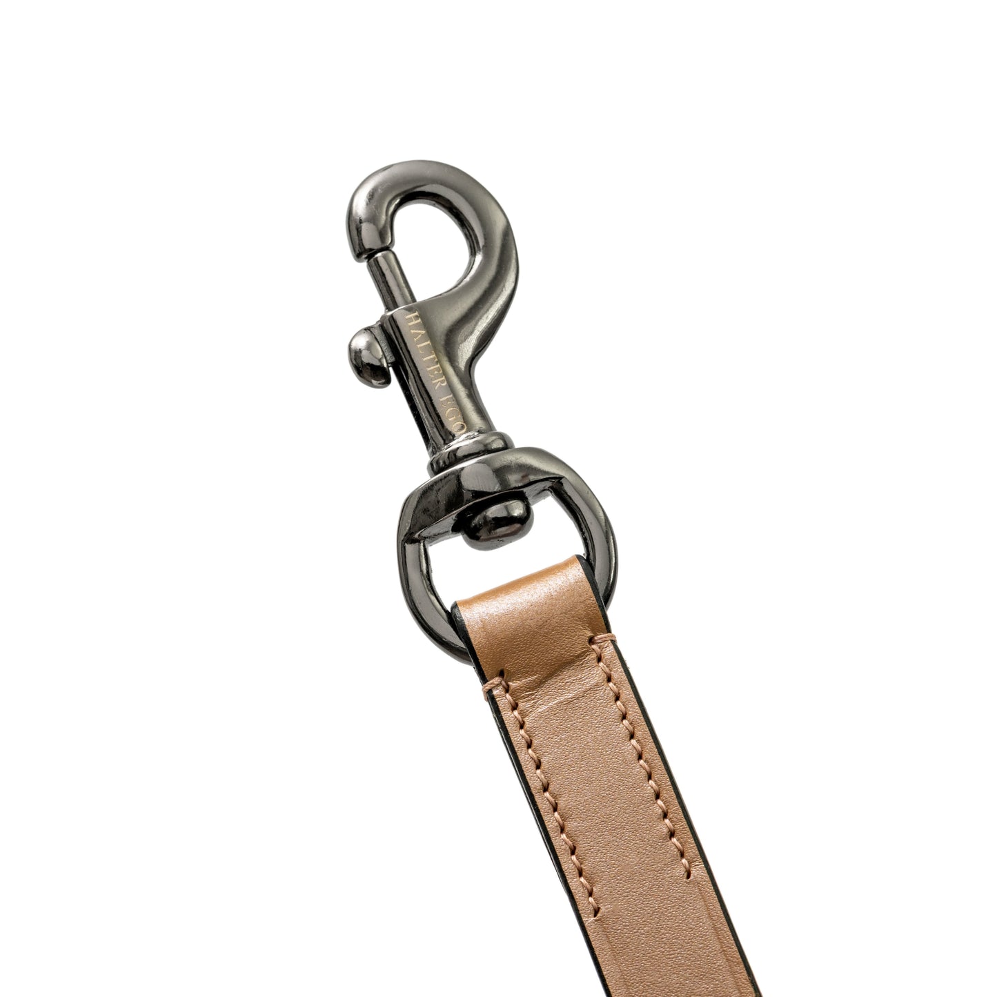 Halter Ego - Rosé Lumière Leather Dog Leash