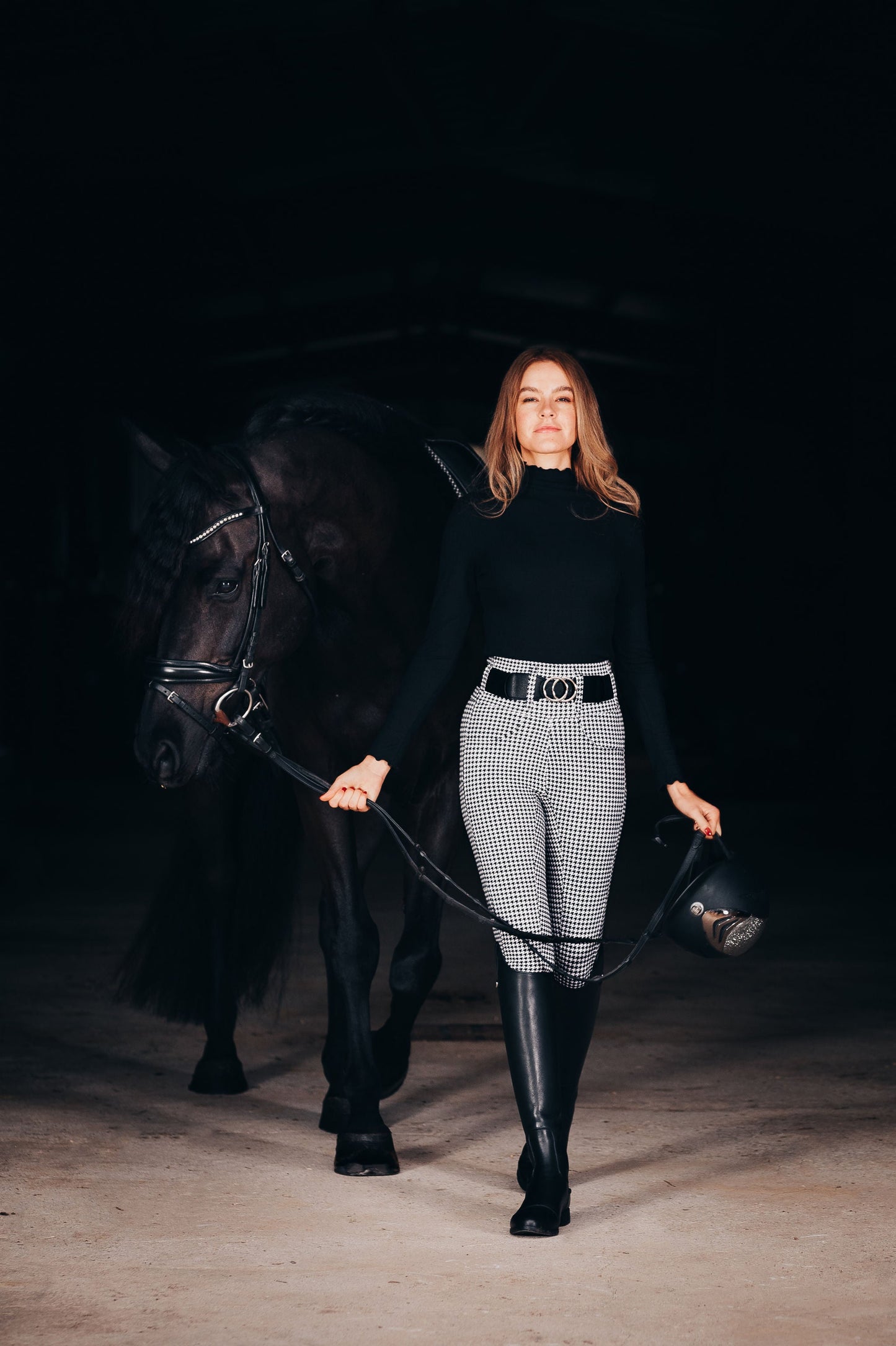 Canter Culture - Athletic Breech - Houndstooth