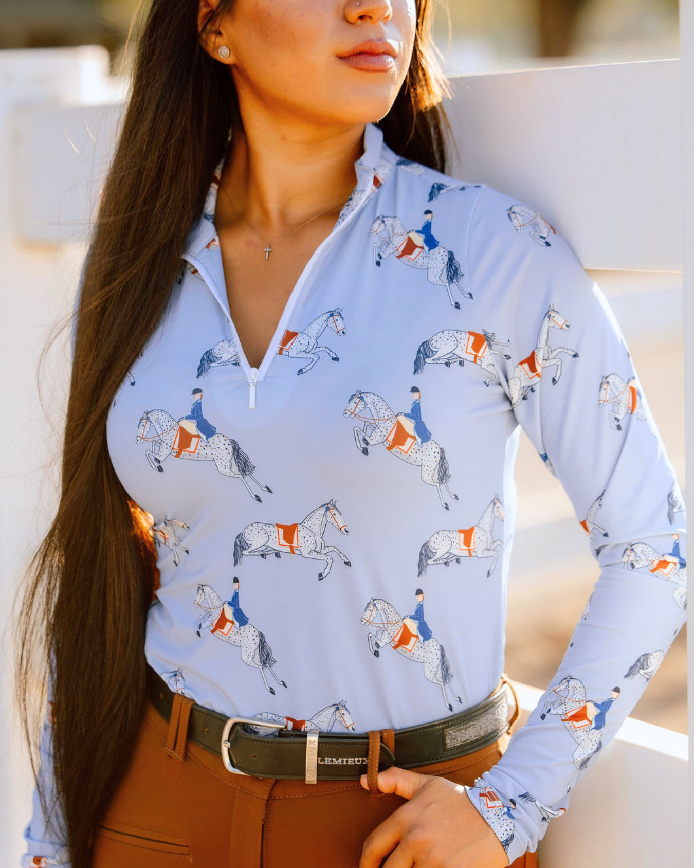 D. D. Connection Collection VOGUE Long Sleeve Signature Sunshirt