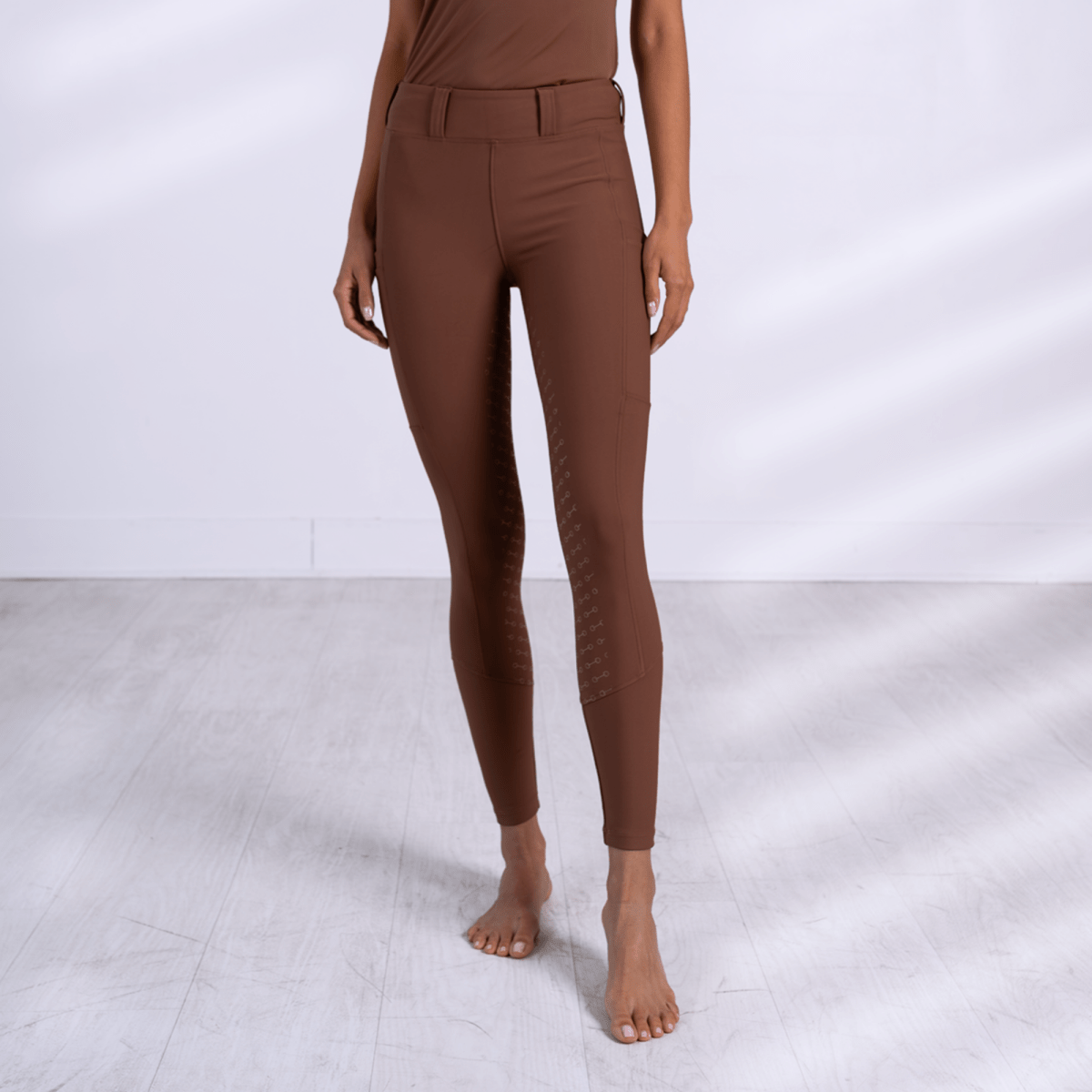 Uniqcorn Exceptionnel Hybrid Equestrian Breeches "Caramelized"