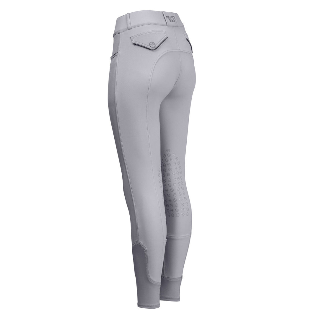 Halter Ego® Evolution Knee Patch Breeches - Alloy + Anthracite