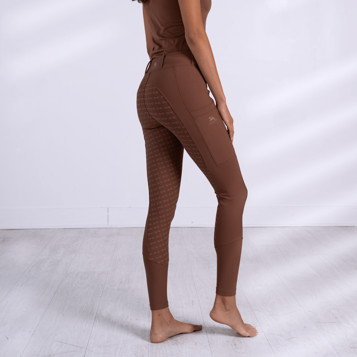 Uniqcorn Exceptionnel Hybrid Equestrian Breeches "Caramelized"