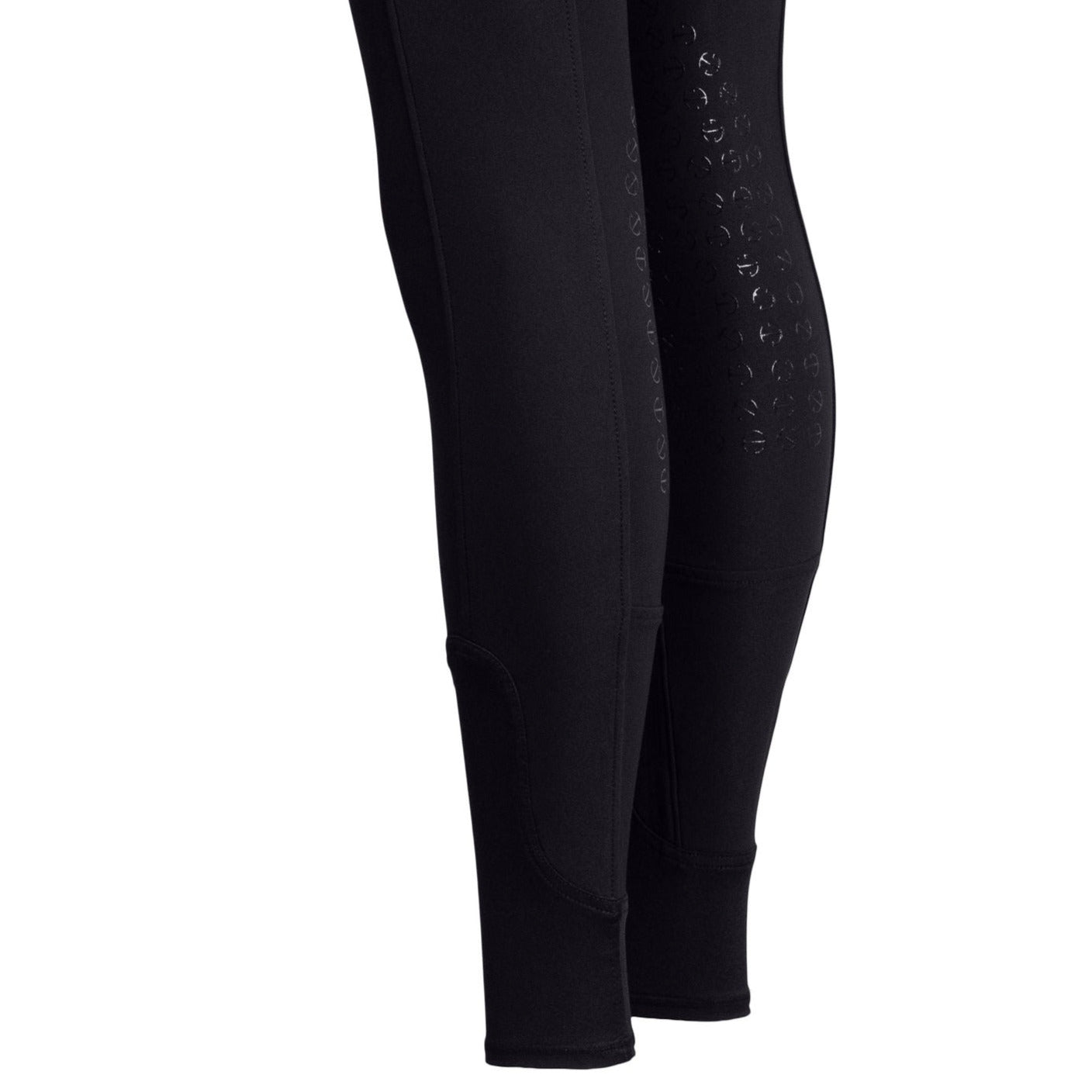 Halter Ego® Evolution Knee Patch Breeches - Black + Anthracite