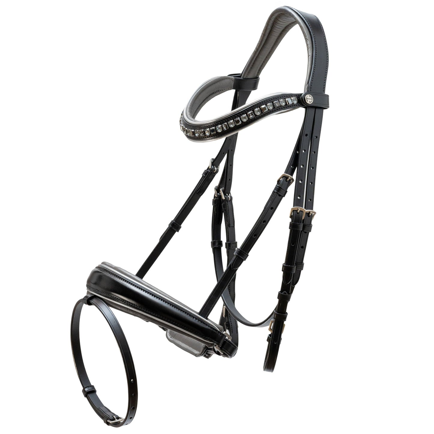 Halter Ego® The Eiffel Tower Black Leather Snaffle Bridle