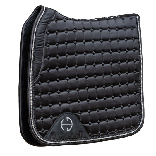 Halter Ego® Satin Classic Dressage Saddle Pad - Ebony