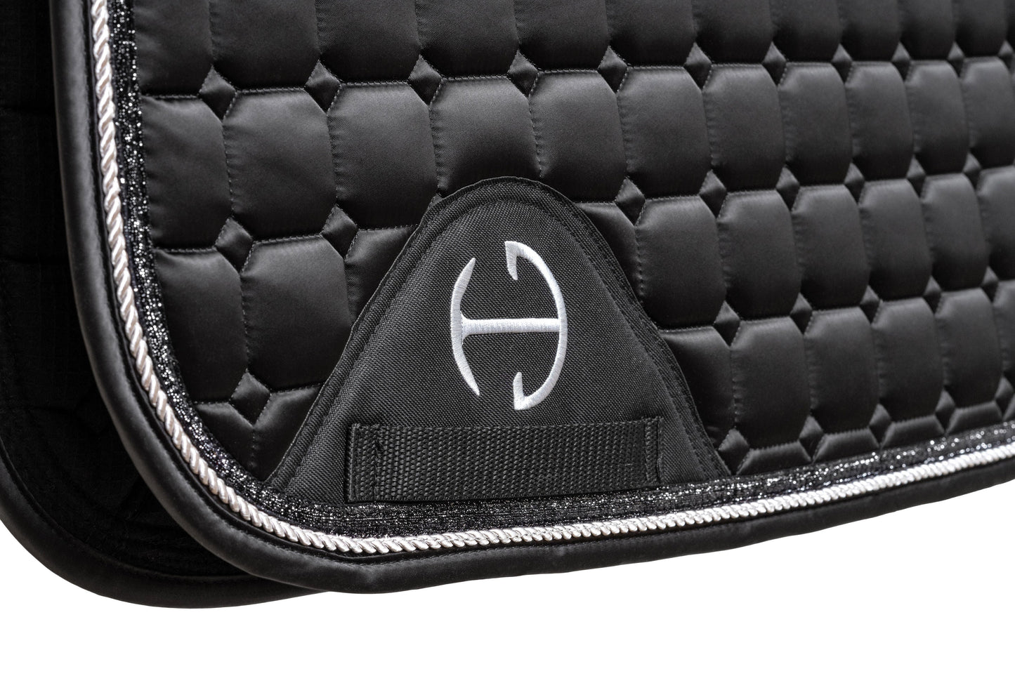 Halter Ego® Satin Classic Dressage Saddle Pad - Ebony