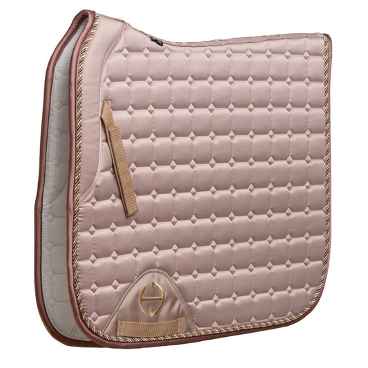 Halter Ego® Satin Classic Dressage Saddle Pad - Champagne Taupe