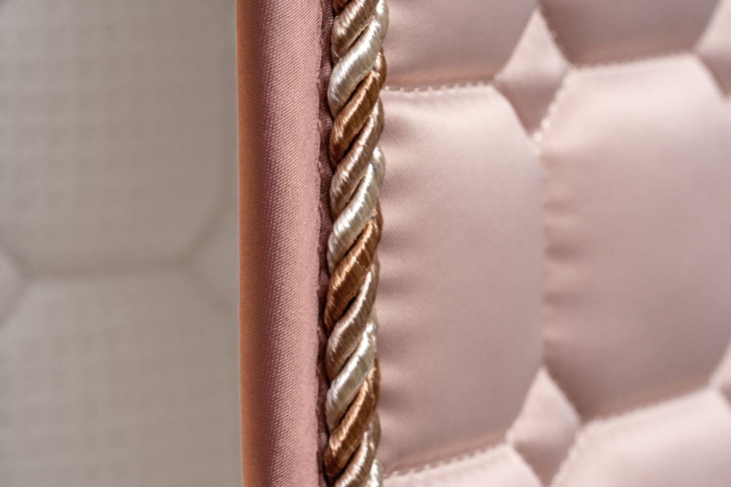 Halter Ego® Satin Classic Dressage Saddle Pad - Champagne Taupe