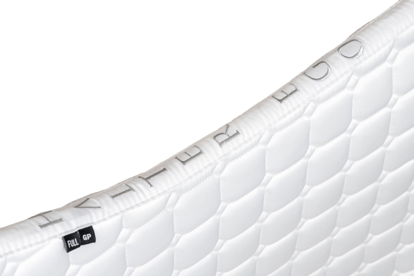 Halter Ego - Satin Classic Dressage Saddle Pad - White