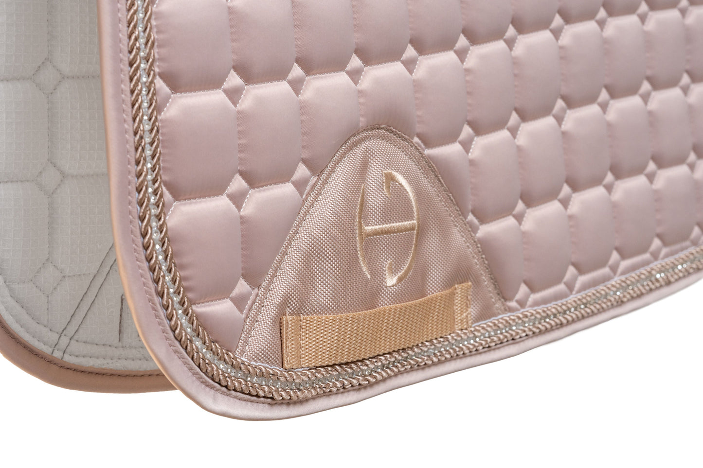 Halter Ego® Satin Classic Dressage Saddle Pad - Champagne Cristal