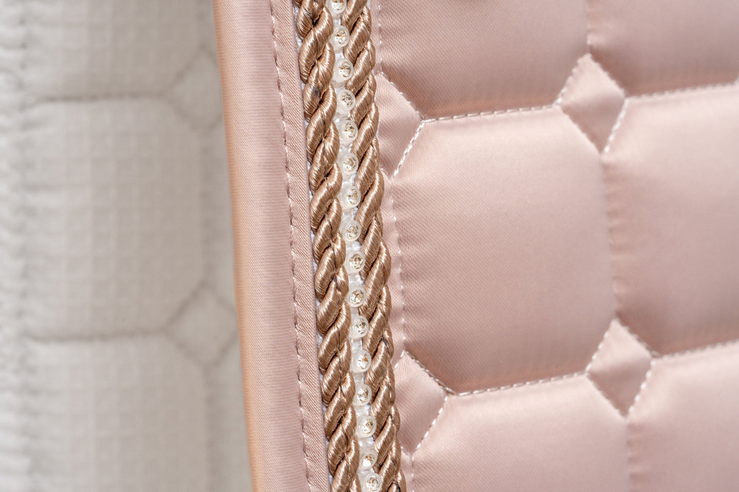 Halter Ego® Satin Classic Dressage Saddle Pad - Champagne Cristal