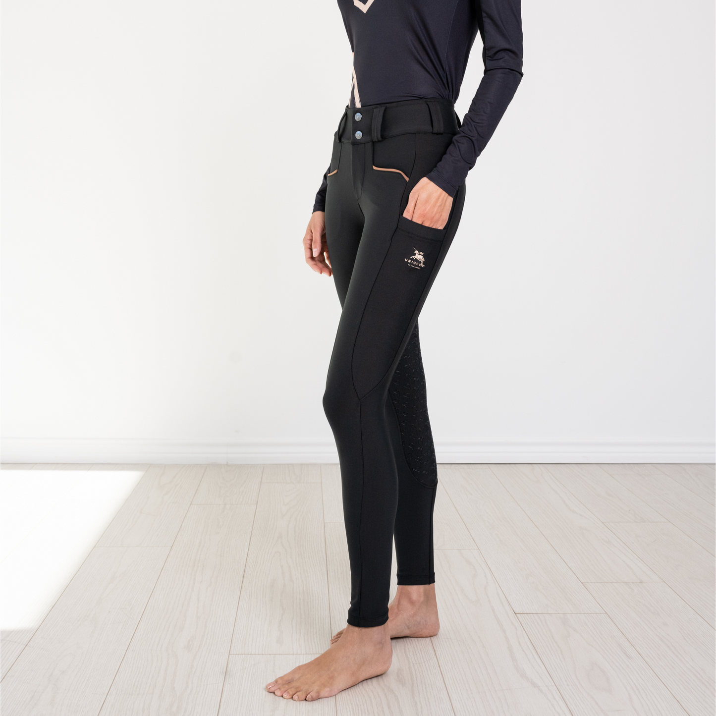 Uniqcorn Exceptionnel Haute Voyage Collection Training Breeches "Noir"