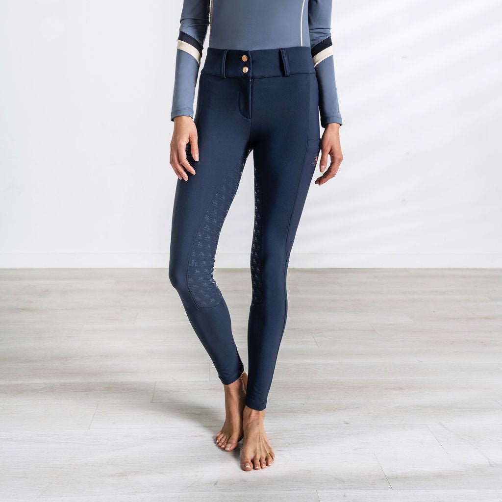 Uniqcorn Exceptionnel Dressage Training Breeches "Prussian Blue"