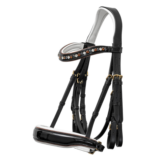 Halter Ego® The Taos Black Patent Double