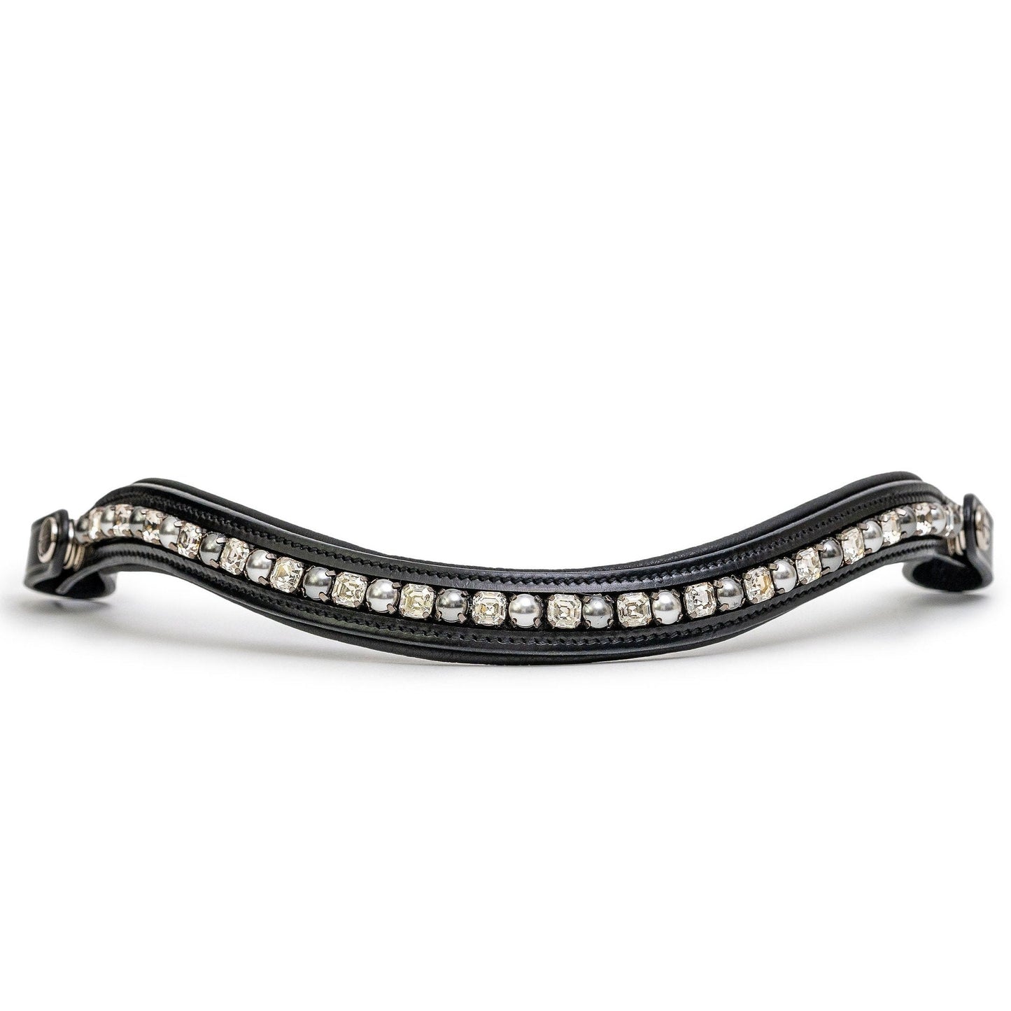 Halter Ego® The Brixton Snaffle Bridle - Black Leather Anatomical Snaffle Bridle