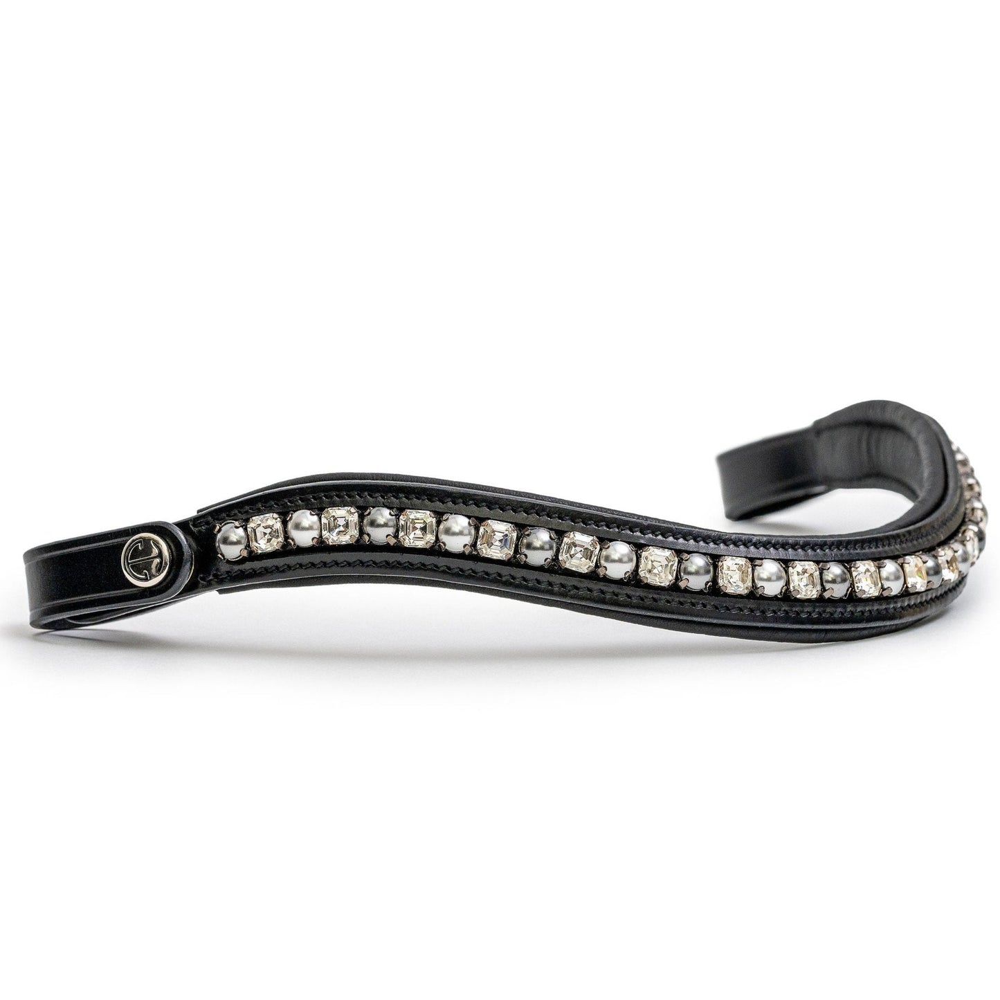 Halter Ego® The Brixton Snaffle Bridle - Black Leather Anatomical Snaffle Bridle