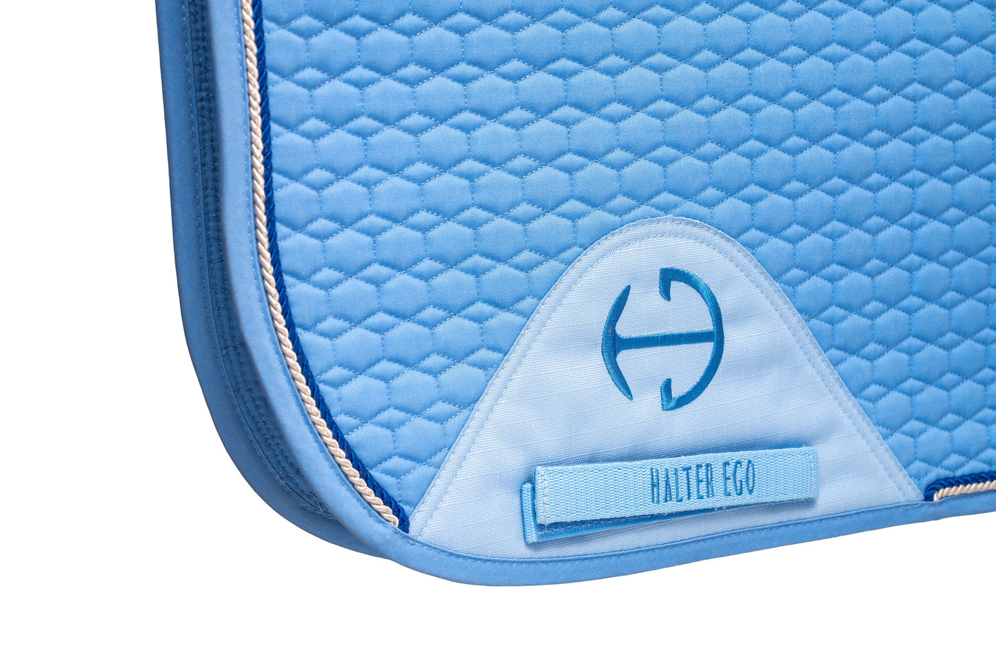 Halter Ego - European Cotton Dressage Saddle Pad - Sky Blue