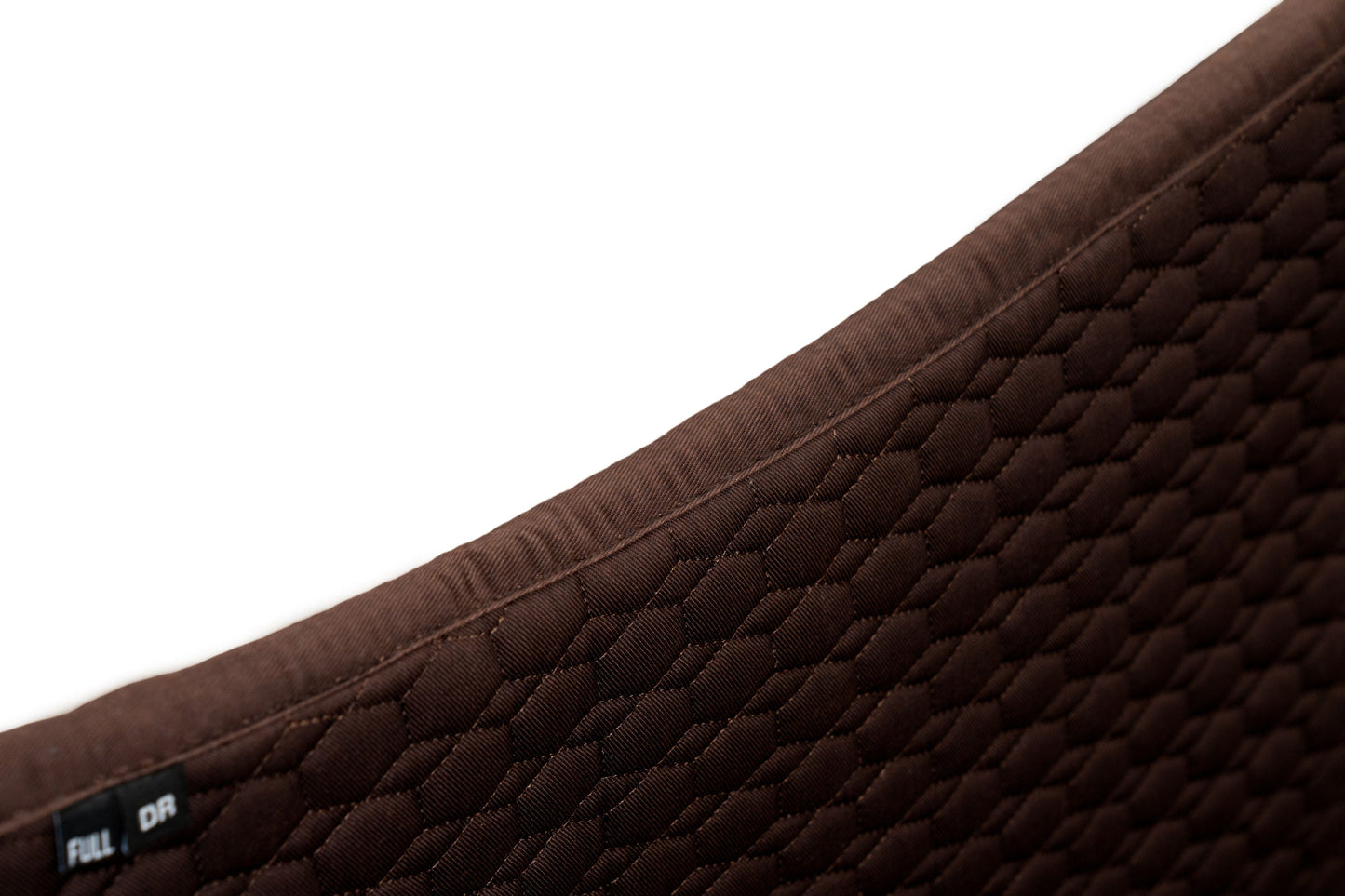 EHalter Ego® uropean Cotton Dressage Saddle Pad - Chocolate