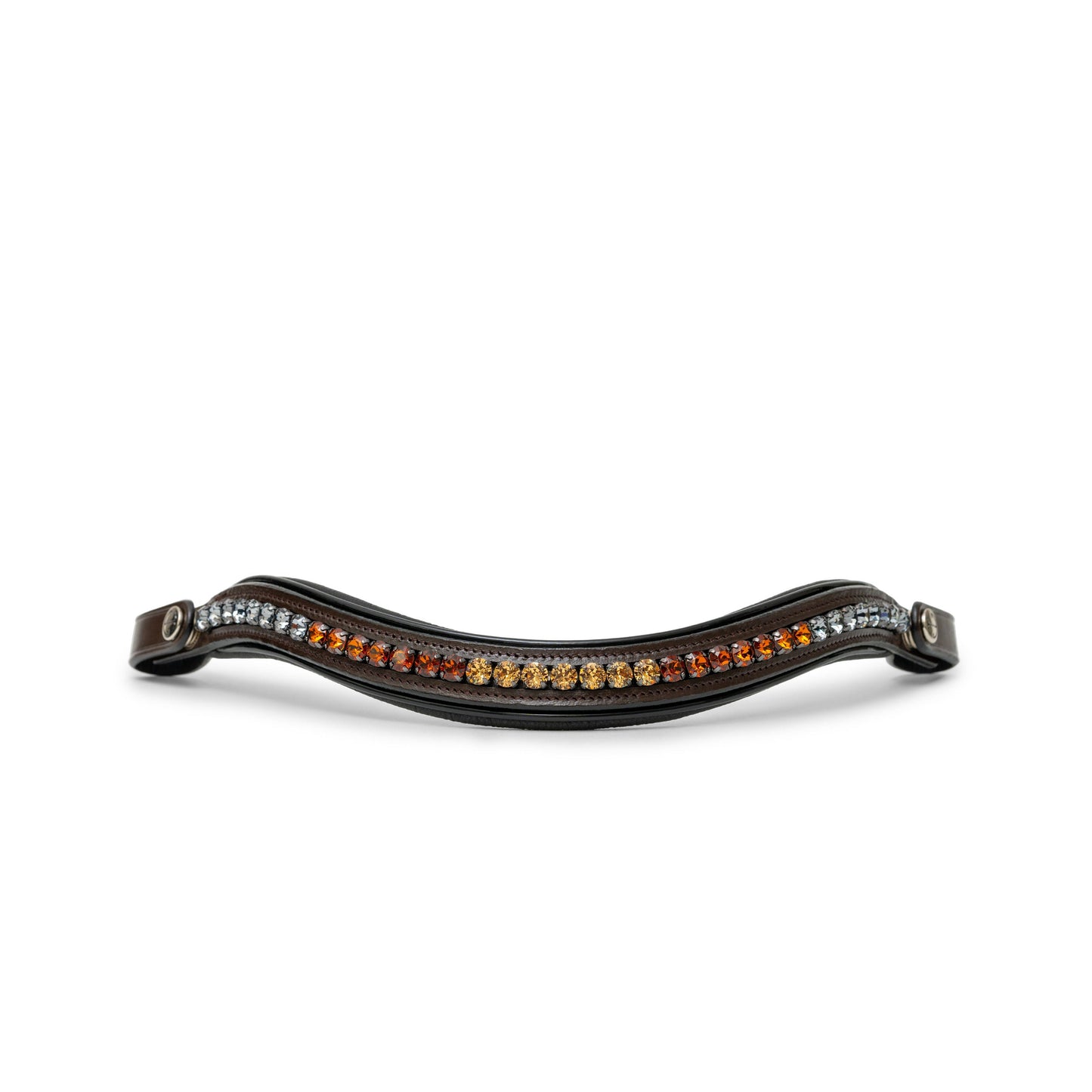 Halter Ego® The Sarah - Maple Brown Leather Snaffle Bridle with Removable Flash