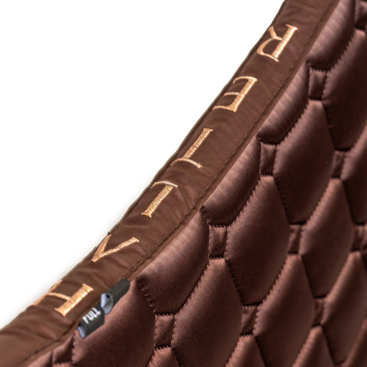 Halter Ego - Satin Classic Jump Saddle Pad - Gilded Mocha
