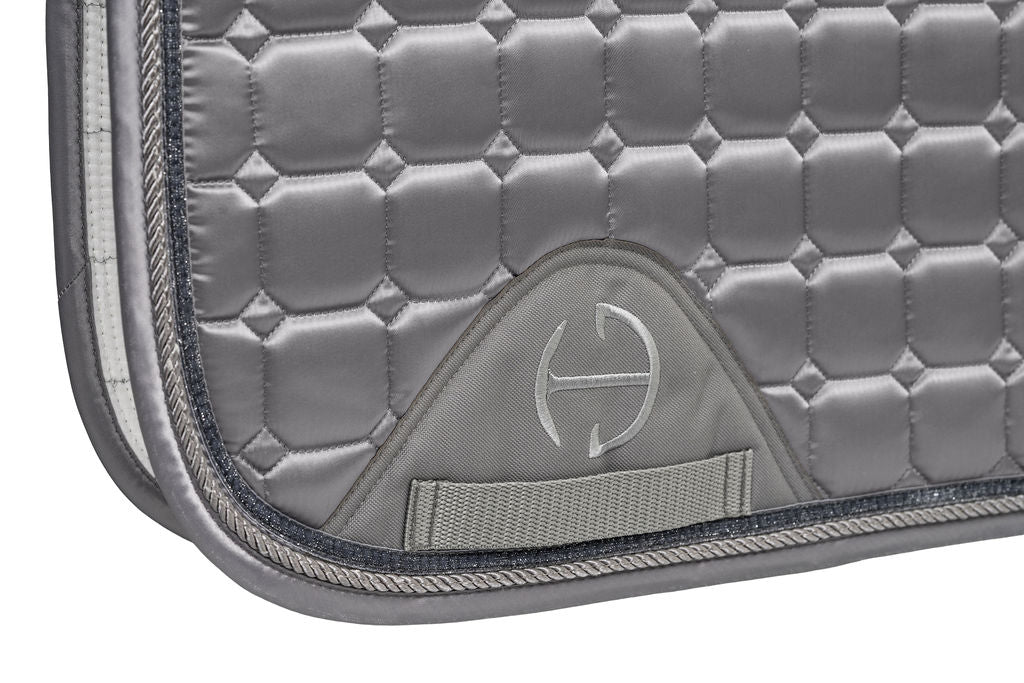 Halter Ego® Satin Classic Dressage Saddle Pad - Platinum