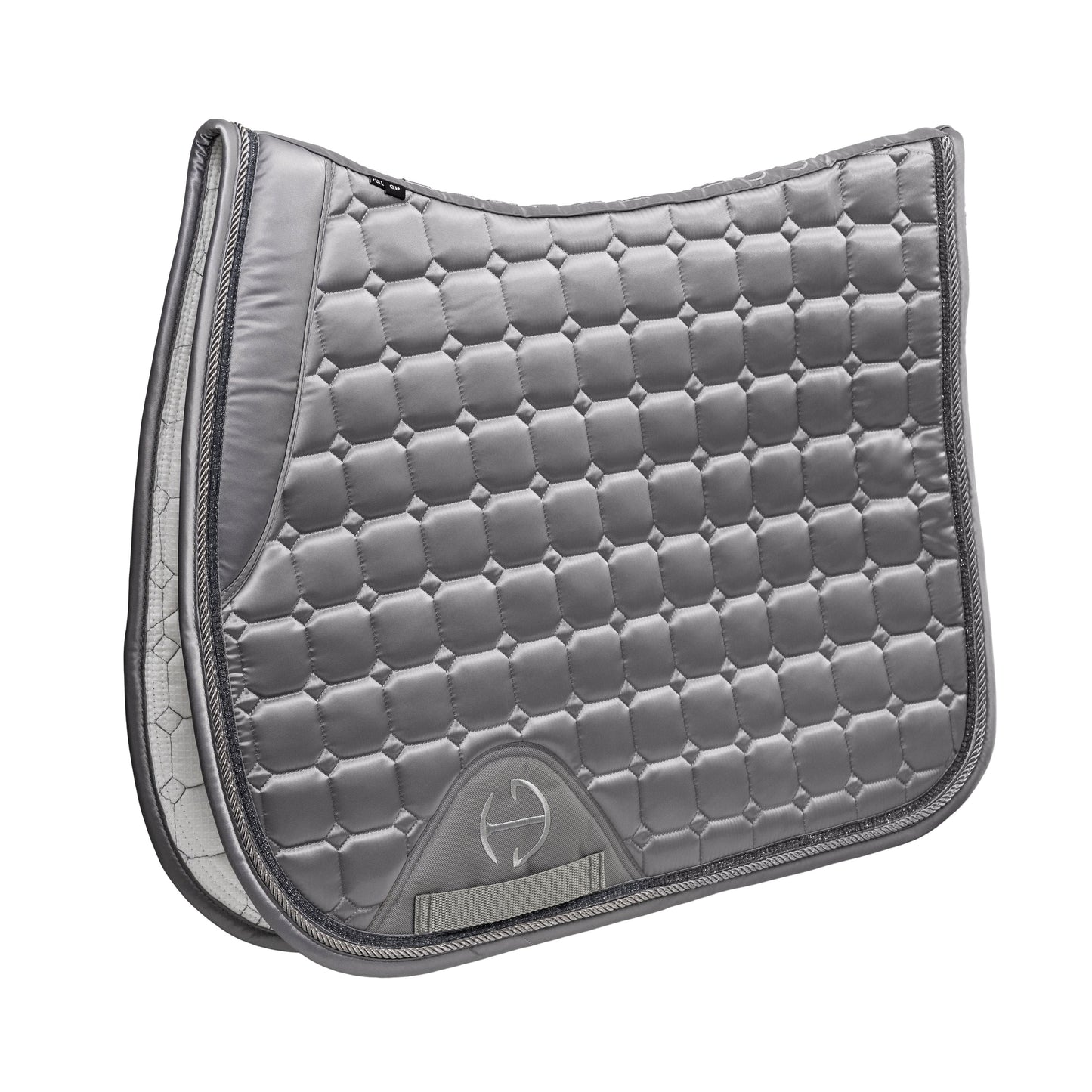 Halter Ego - Satin Classic Jump Saddle Pad - Platinum
