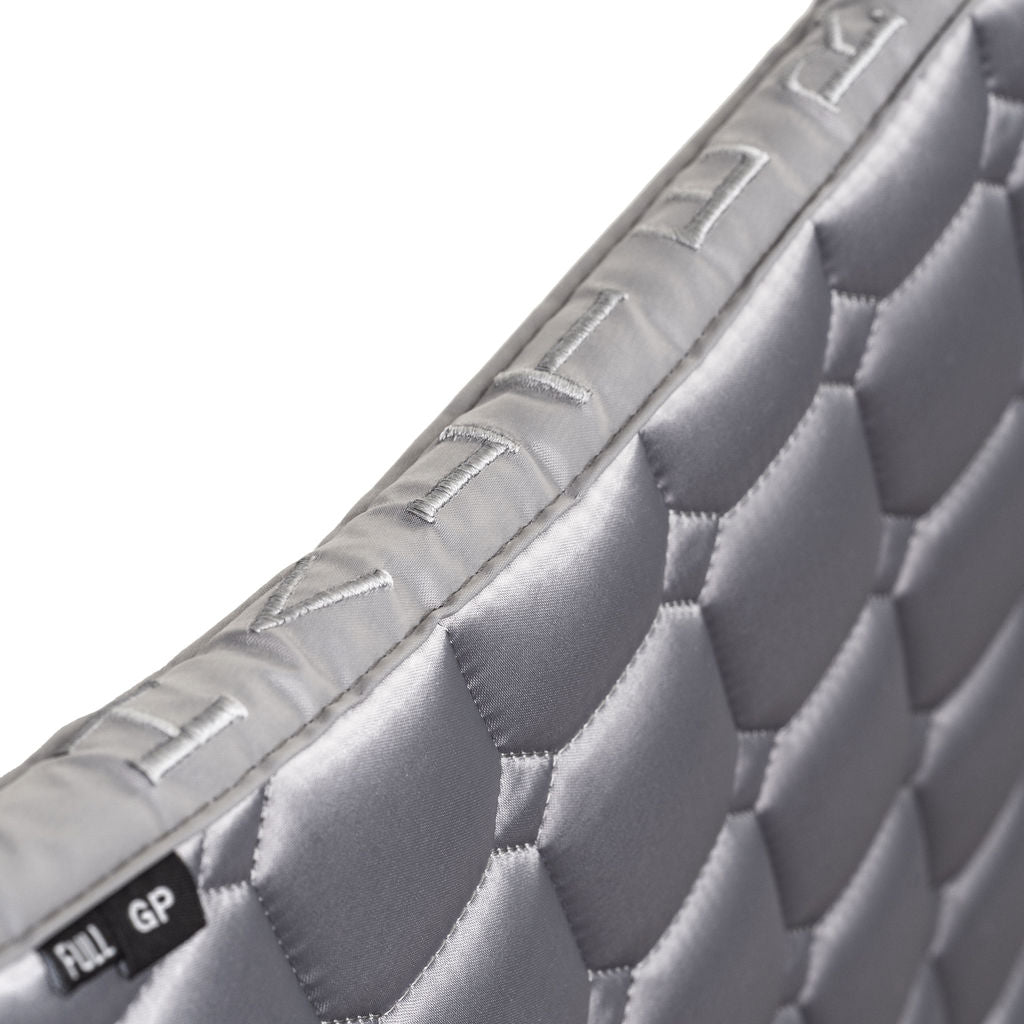 Halter Ego - Satin Classic Jump Saddle Pad - Platinum