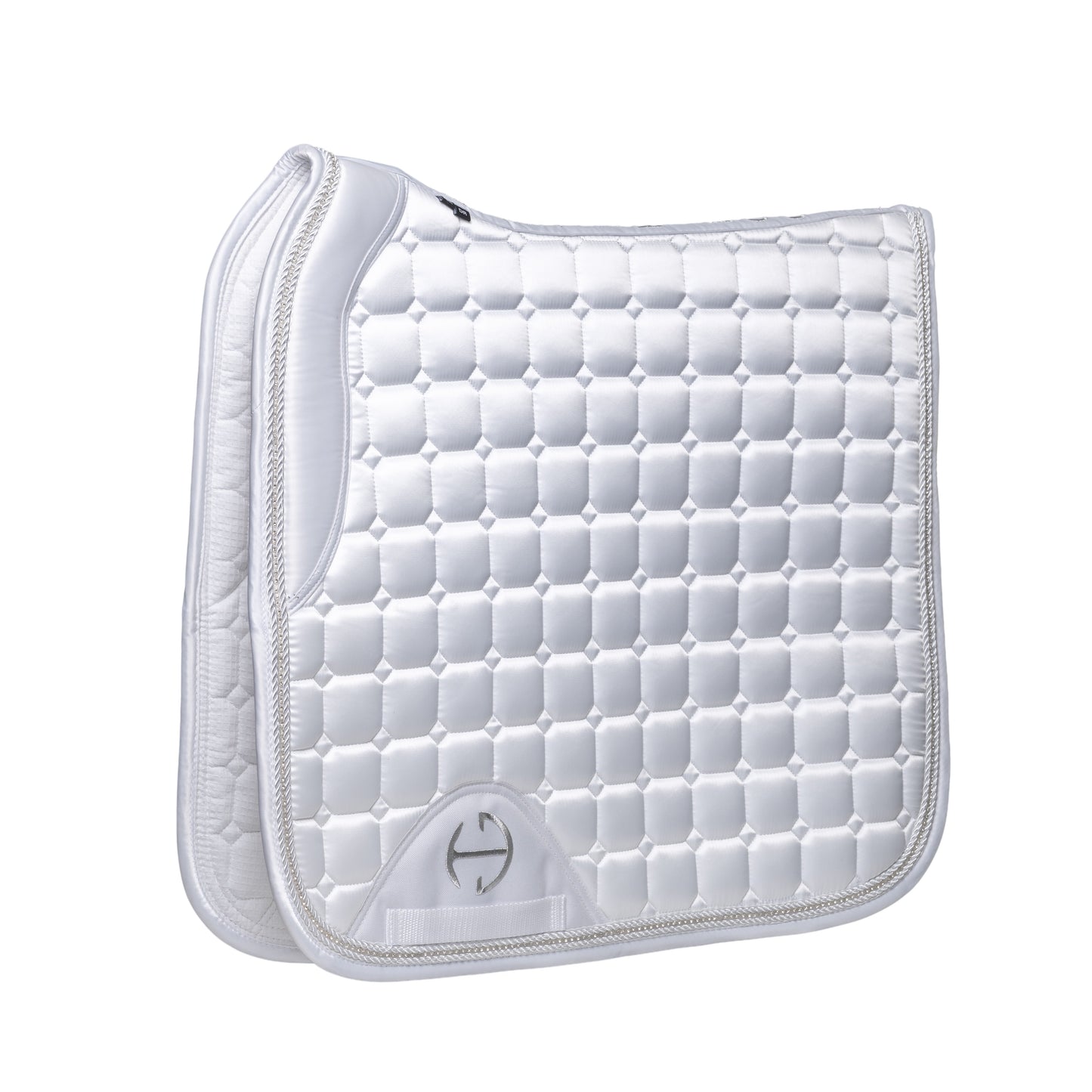 Halter Ego - Satin Classic Dressage Saddle Pad - White