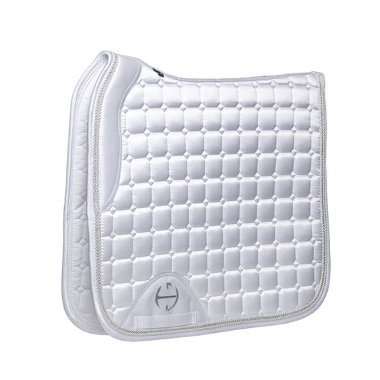 Halter Ego - Satin Classic Dressage Saddle Pad - White