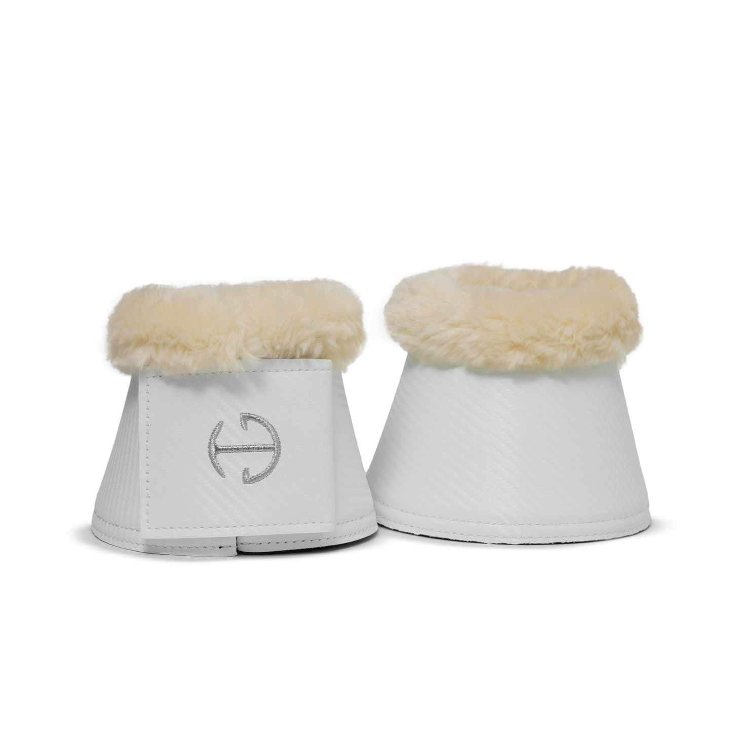 Halter Ego® Carbon Tech Collection: Bell Boots - White / Natural