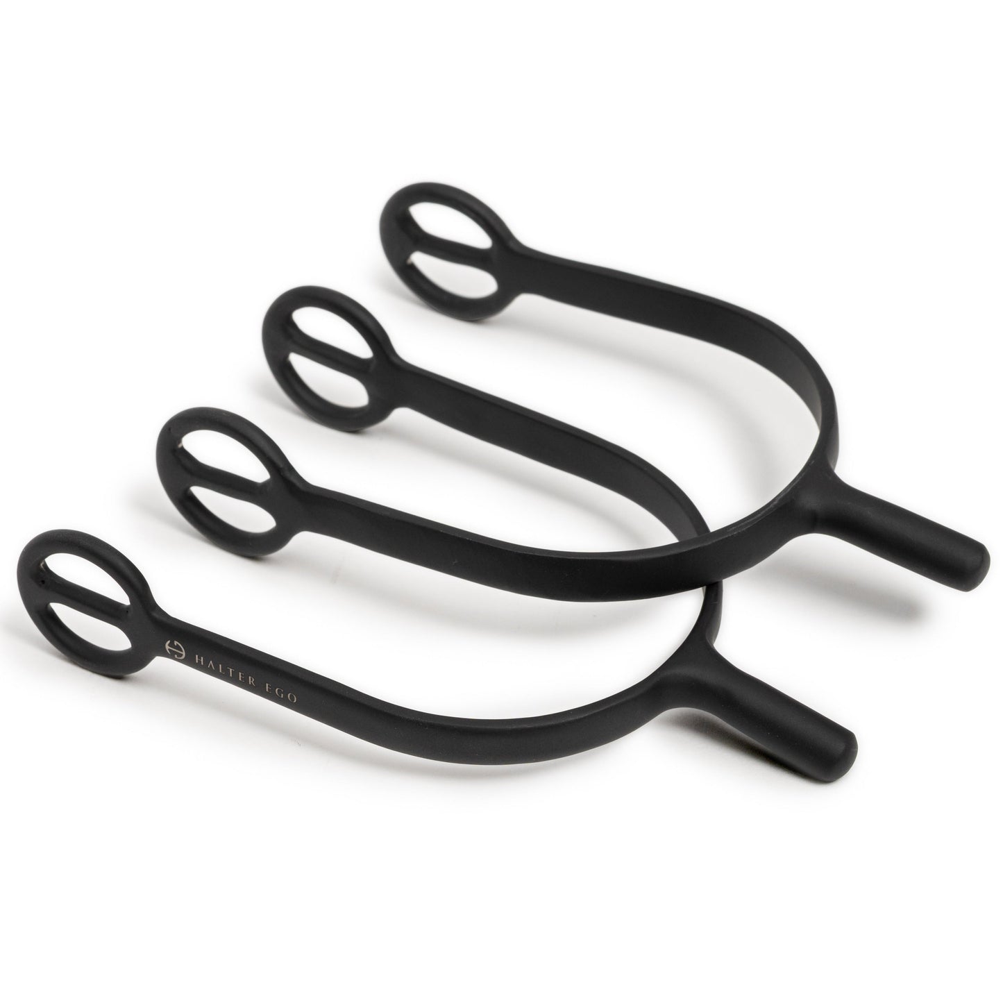 Halter Ego® Matte Black Spurs - Long Shank
