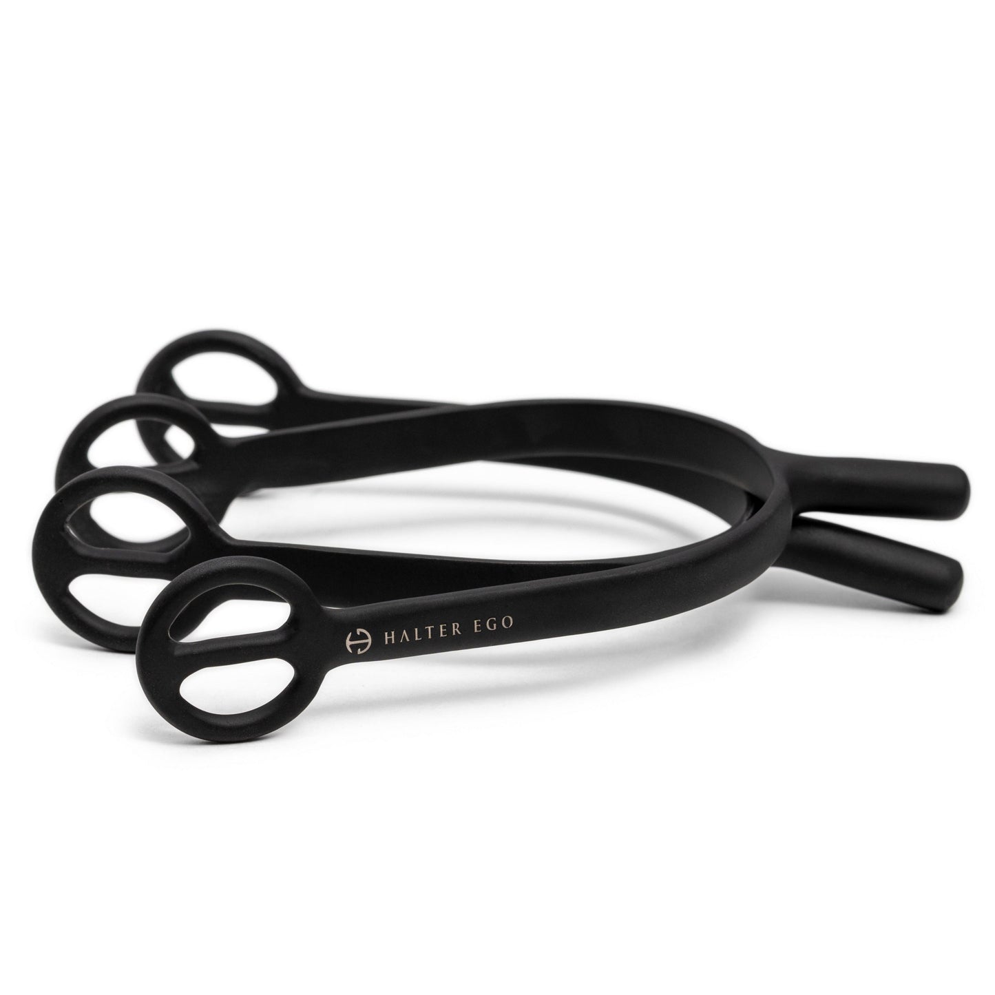 Halter Ego® Matte Black Spurs - Long Shank