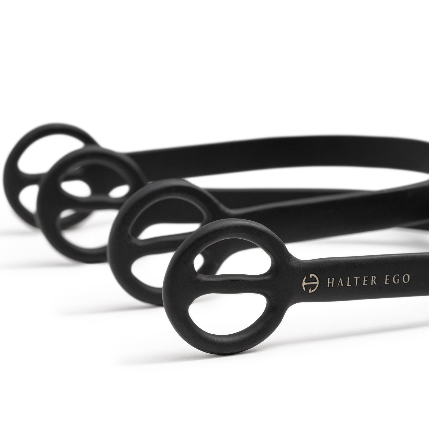 Halter Ego® Matte Black Spurs - Short Shank