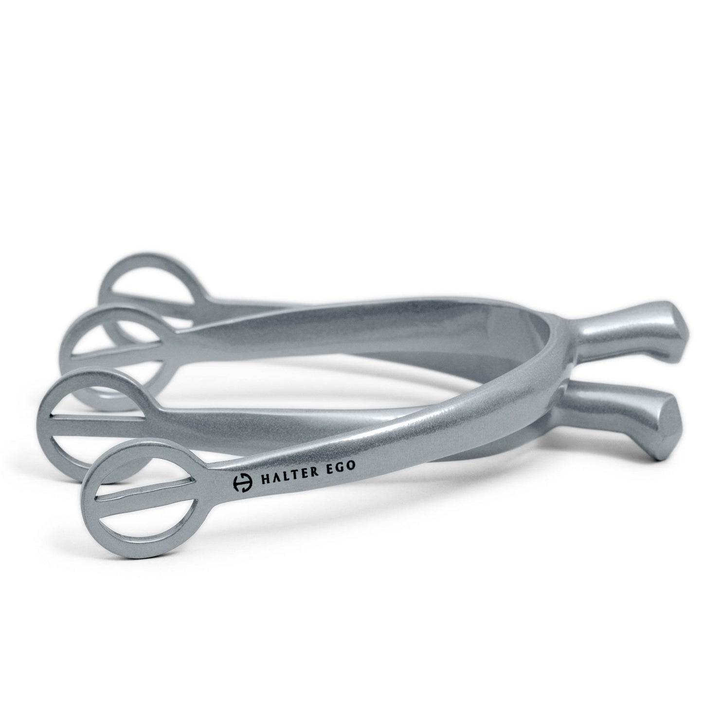 Halter Ego® Antique Silver Spurs with 3D Shank