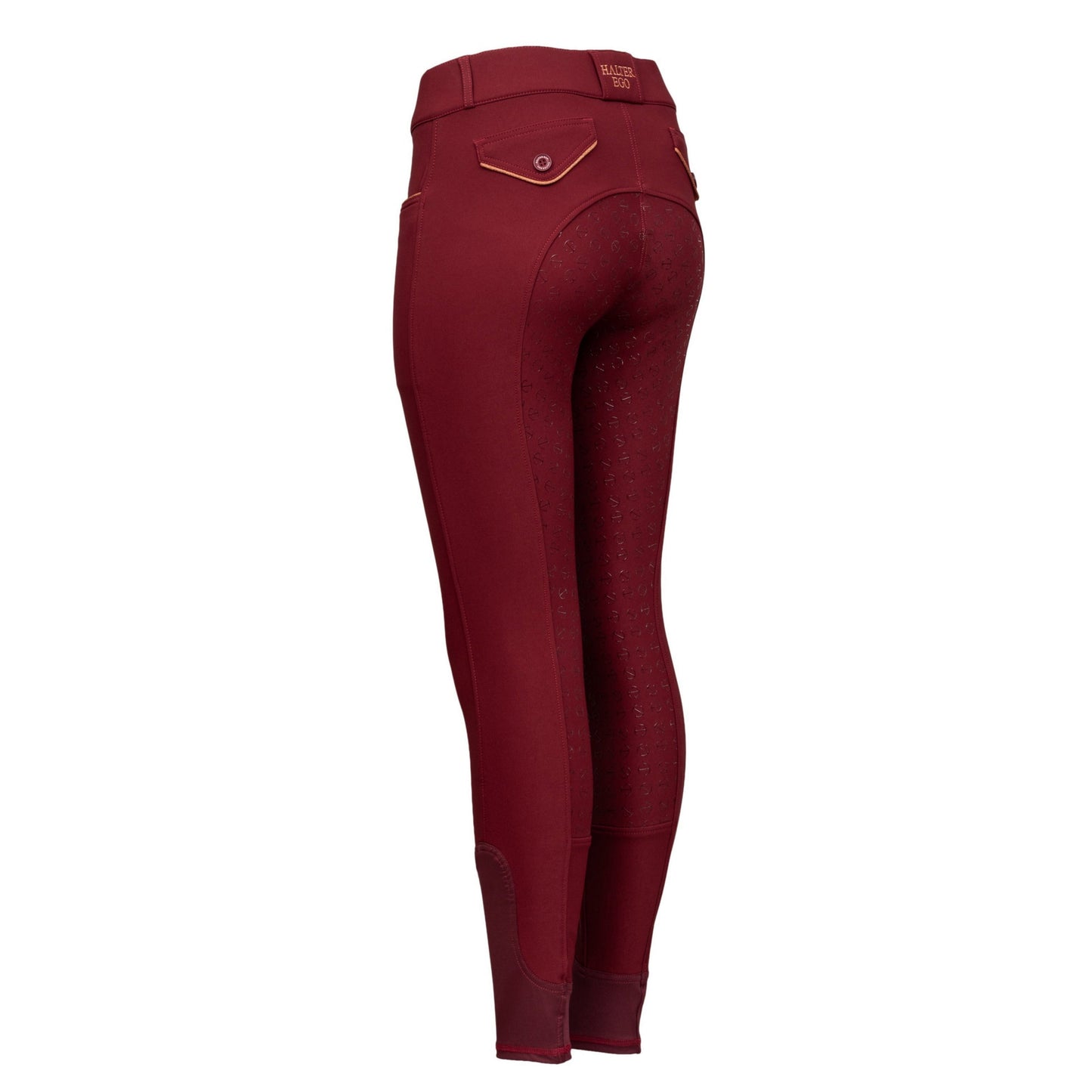 Halter Ego® Evolution Full Seat Breeches - Barn Red - MID WAIST