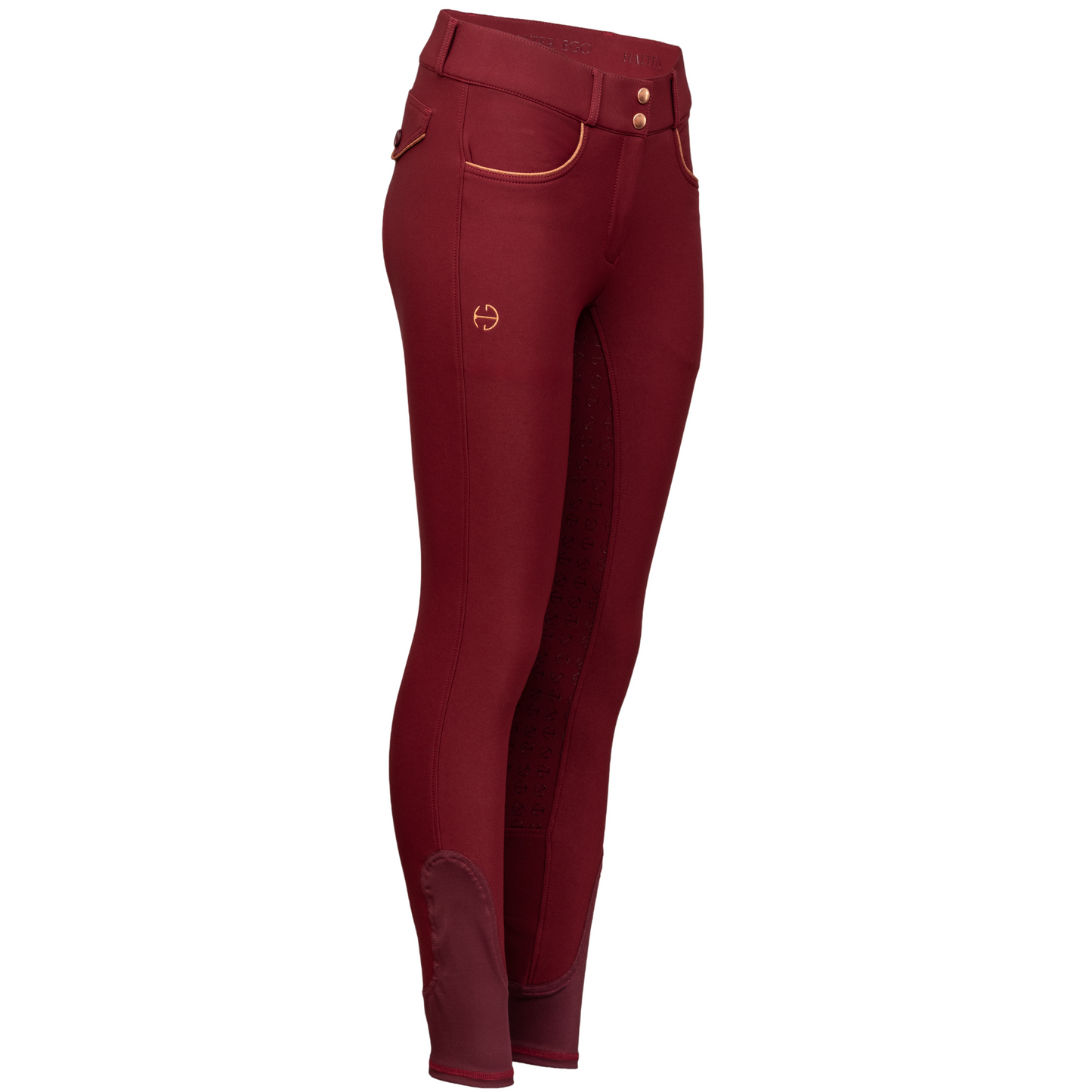 Halter Ego® Evolution Full Seat Breeches - Barn Red - MID WAIST