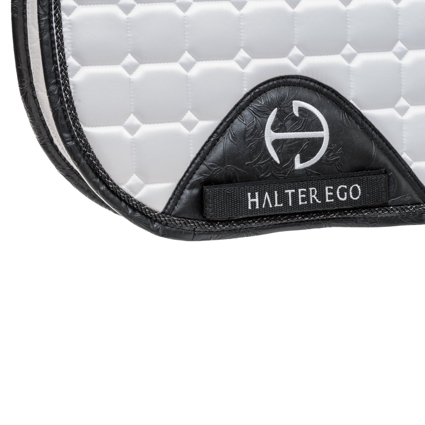 Halter Ego - Romance Collection Satin Classic Jump Saddle Pad - Clear Round