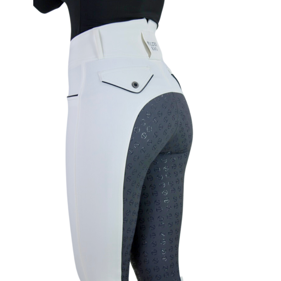 Halter Ego®  Evolution - High Waisted White Competition Breeches