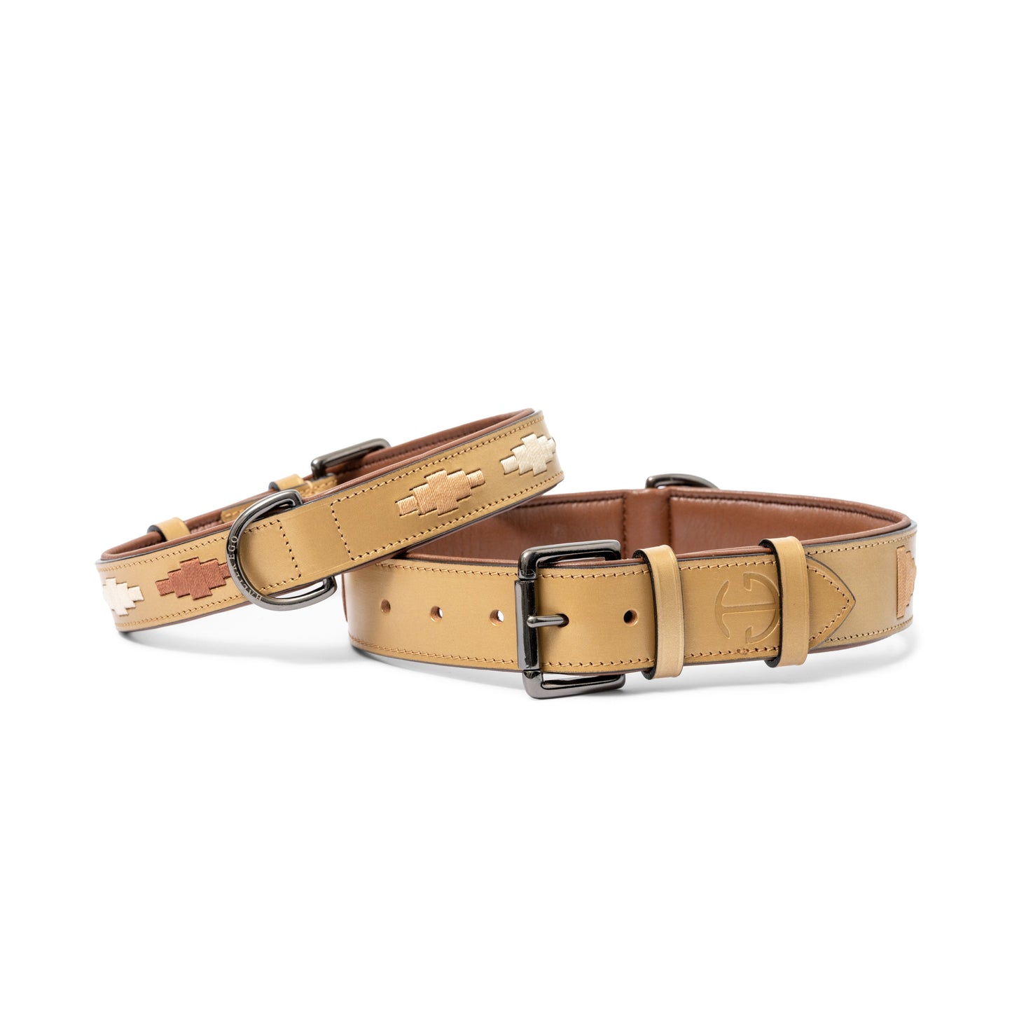 Halter Ego - Gilded Solstice Leather Dog Collar