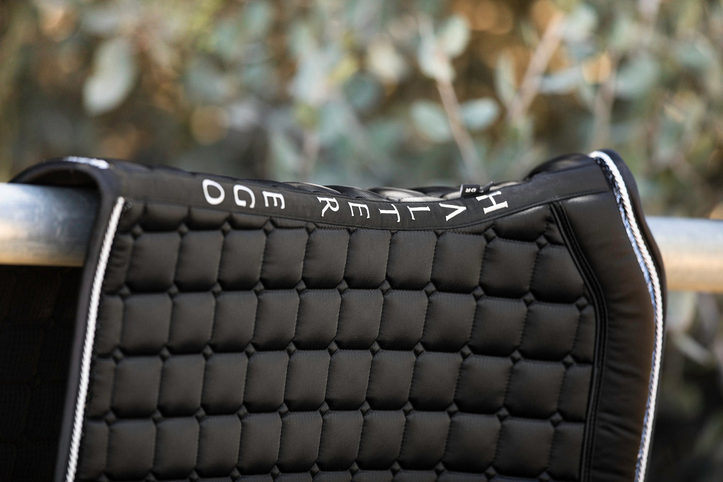 Halter Ego® Satin Classic Dressage Saddle Pad - Ebony