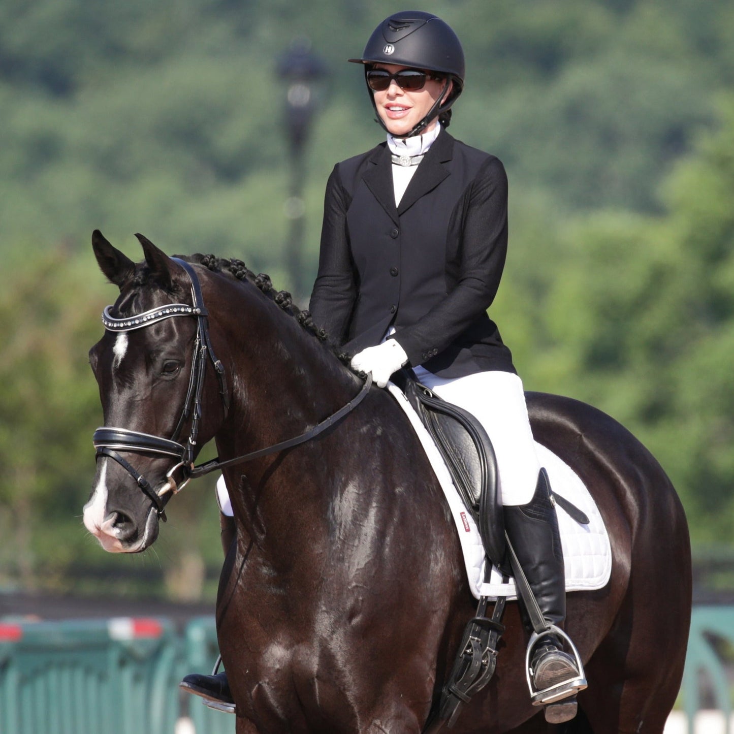 Halter Ego® The Eiffel Tower Black Leather Snaffle Bridle