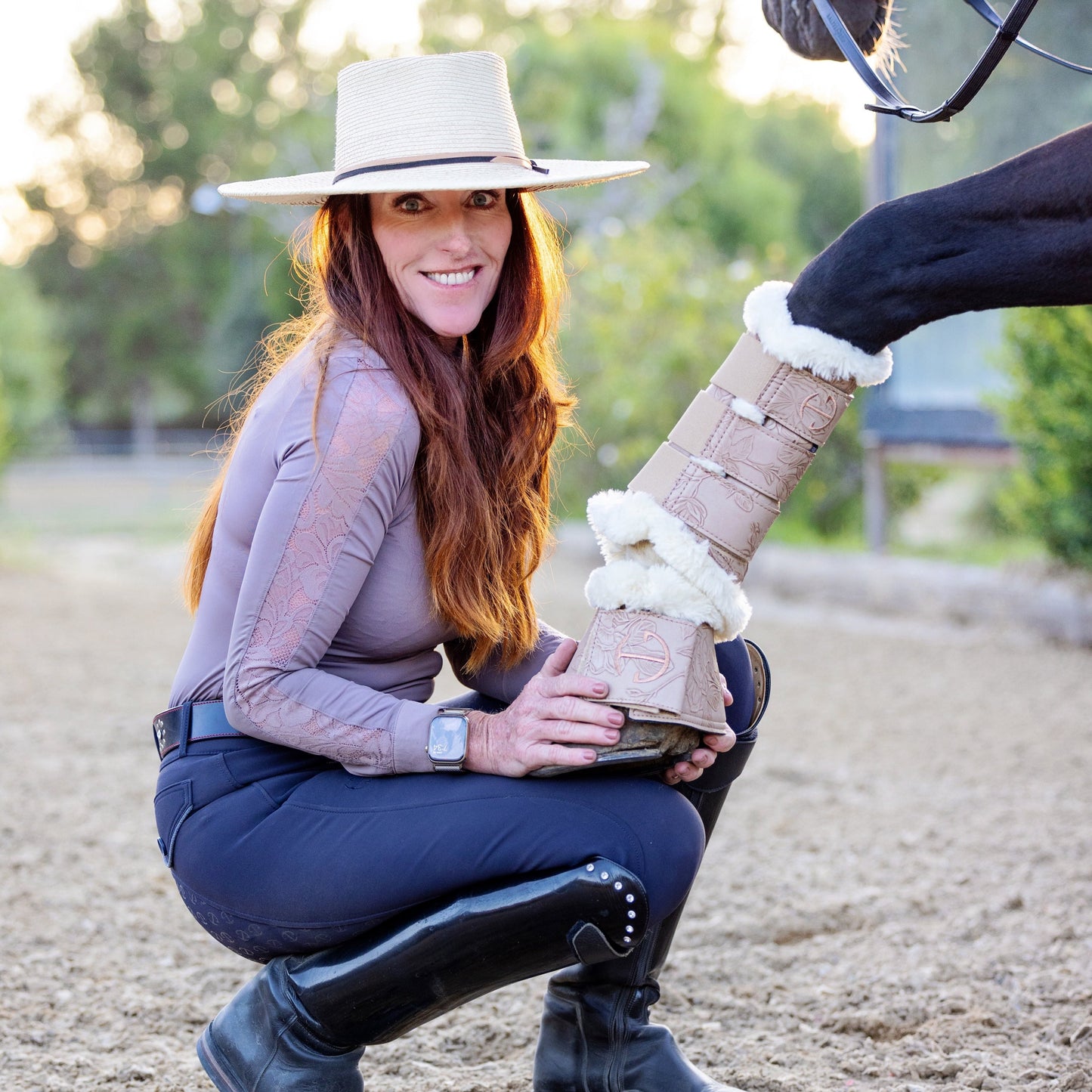 Halter Ego® Romance Collection Bell Boots - Champagne