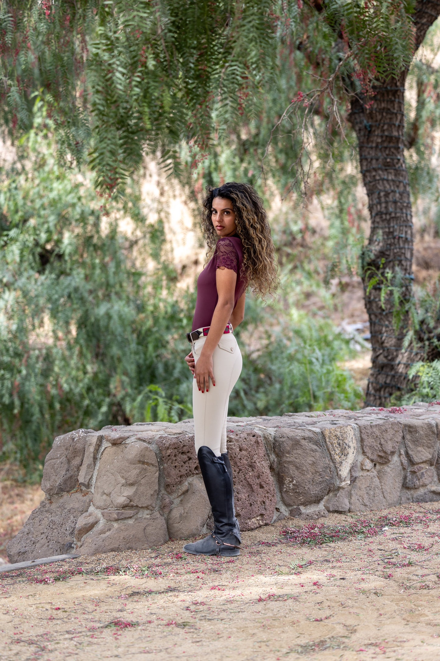 Halter Ego® Evolution Knee Patch Breeches - Hunter Beige